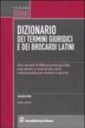 Dizionario dei termini giuridici e dei brocardi latini