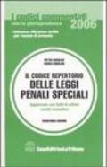 Il codice repertorio delle leggi penali speciali
