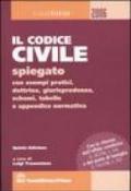 Il codice civile. Spiegato con esempi pratici, dottrina, giurisprudenza, schemi, tabelle e appendice normativa