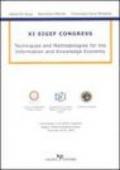 Techniques and Methodologies for the Information and Knowledge Economy. 11° Sigef Congress
