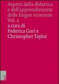 Aspetti della didattica e dell'apprendimento delle lingue straniere. Ediz. italiana, inglese e tedesca. 2.