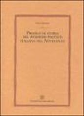 Profilo di storia del pensiero politico italiano del Novecento