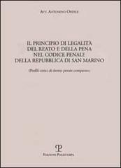 Il principio di legalità del reato e della pena nel codice penale della Repubblica di San Marino