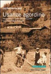 Usanze agordine. Vita quotidiana e cultura materiale a La Valle nella prima metà del Novecento