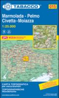 Marmolada. Pelmo. Civetta. Moiazza 1:25.000