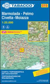 Marmolada. Pelmo. Civetta. Moiazza 1:25.000