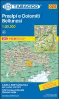 Prealpi e Dolomiti bellunesi 1:25.000