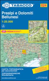 Prealpi e Dolomiti bellunesi 1:25.000