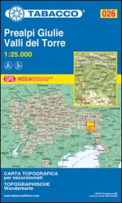 Prealpi Giulie. Valli del Torre 1:25.000