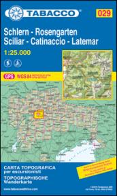 Sciliar. Catinaccio. Latemar. Regglberg 1:25.000