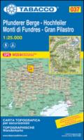 Gran Pilastro. Monti di Fundres 1:25.000