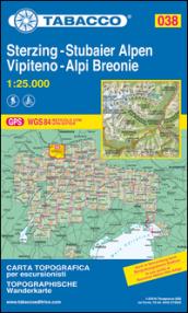 Vipiteno. Alpi Breonie 1:25.000