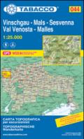 Val Venosta. Sesvenna-Vinschgau. Sesvenna 1:25.000