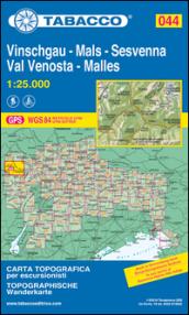 Val Venosta. Sesvenna-Vinschgau. Sesvenna 1:25.000