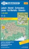 Val Martello-Silandro-Laces-Martell-Schlanders-Latsch 1:25.000