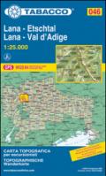 Lana-Val d'Adige-Lana-Etschtal 1:25.000