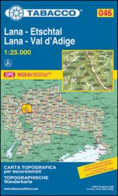 Lana-Val d'Adige-Lana-Etschtal 1:25.000