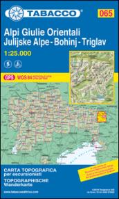 Alpi Giulie Orientali - Bohinj - Triglav 1:25.000