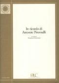 In ricordo di Antonio Piromalli. Atti della Giornata di studi (Cassino, 24 maggio 2006)