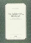 Per interposta persona. Lingua e poesia nel secondo Novecento