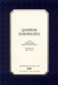 Questioni di biopolitica