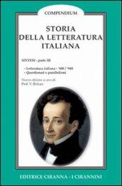 Sintesi di letteratura italiana: 3