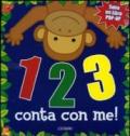 1-2-3 conta con me! Libro pop-up. Ediz. illustrata