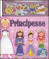 Principesse. Con oltre 50 calamitine magiche! Ediz. illustrata