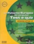 ECDL. La patente europea del computer. Test e quiz, versione Office XP