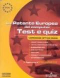 ECDL. Patente europea del computer. Test e quiz, versione Office 2000