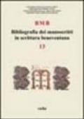 BMB. Bibliografia dei manoscritti in scrittura beneventana. 13.