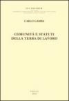 Comunità e statuti della Terra di Lavoro