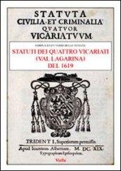 Statuti dei quattro vicariati (Val Lagarina) del 1619