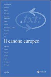 Critica del testo. 10.Il canone europeo