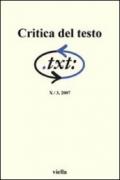 Critica del testo. 10.