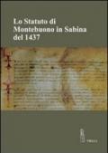 Lo statuto di Montebuono in Sabina del 1437