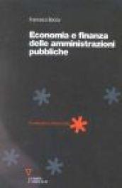 Economia e finanza delle amministrazioni pubbliche