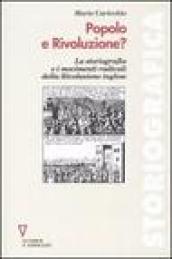 Popolo e rivoluzione? La storiografia e i movimenti radicali della rivoluzione inglese