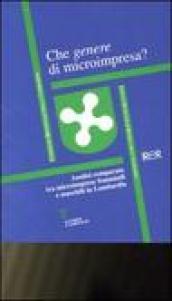 Che genere di microimpresa? Analisi comparata tra microimprese femminili e maschili in Lombardia