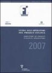Guida agli operatori del project finance 2007-Directory of project finance operators 2007