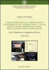 Characterization of carbonaceous nanoparticle size distributions (1-10nm) emitted from laboratory flames, diesel engines and gas appliances. Tesi di dottorato...