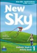 New sky. Student's book-Activity book-Sky reader-Livebook. Per la Scuola media. Con CD Audio. Con CD-ROM: 1