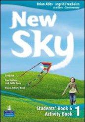 New sky. Student's book-Activity book-Sky reader. Per la Scuola media. Con CD Audio. Con espansione online: 1