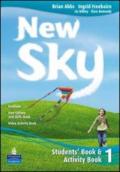 New sky. Student book-Activity book-Sky reader-Livebook. Per la Scuola media. Con CD Audio. Con CD-ROM: 2