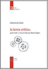 La terza Critica. Passi scelti