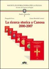 La ricerca storica a Canosa 2000-2007