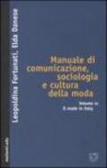 Manuale di comunicazione, sociologia e cultura della moda. 3.Il made in Italy