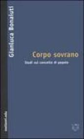 Corpo sovrano. Studi sul concetto di popolo