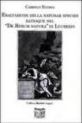 Esaltazione della naturae species ratioque nel «De rerum natura» di Lucrezio