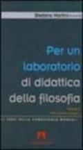 Per un laboratorio di didattica della filosofia: 2